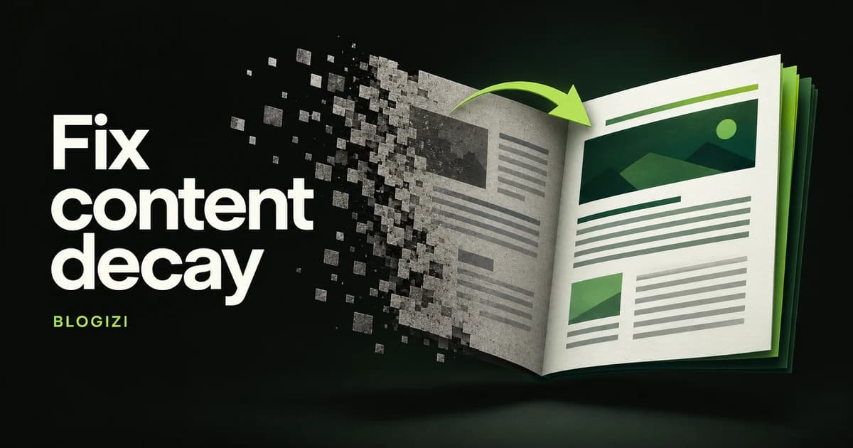 Content decay: find and fix declining blog posts